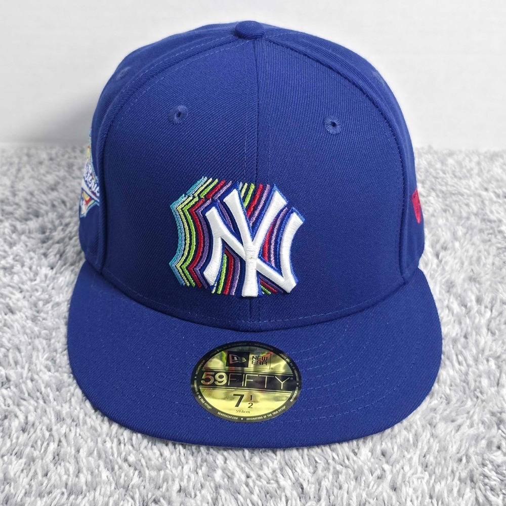 New Era 59FIFTY New York Yankees‎ 1996 World Series Patch Fitted Size 7 1/2 Hat
